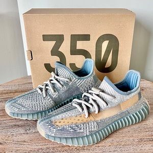 NIB Adidas Yeezy Boost 350 V2 FZ5421 Israfil Gray Size 6 Mens/7 Womens FIRM